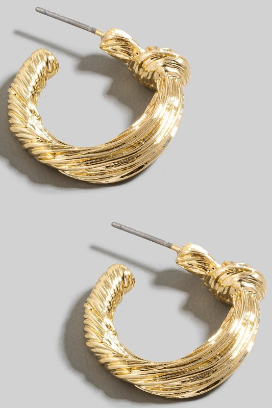 Twist Hoop Earring