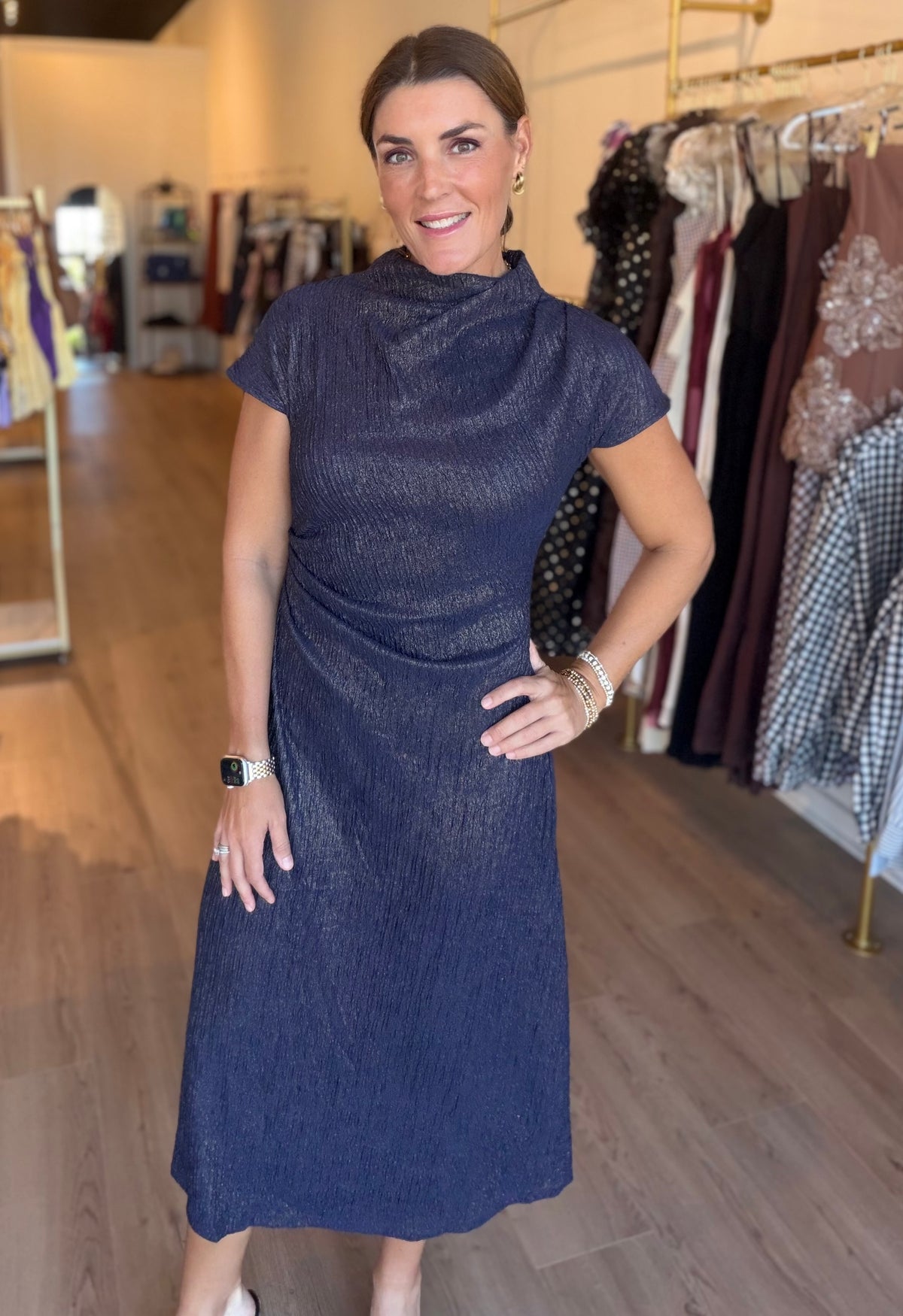 Metallic Mock Midi