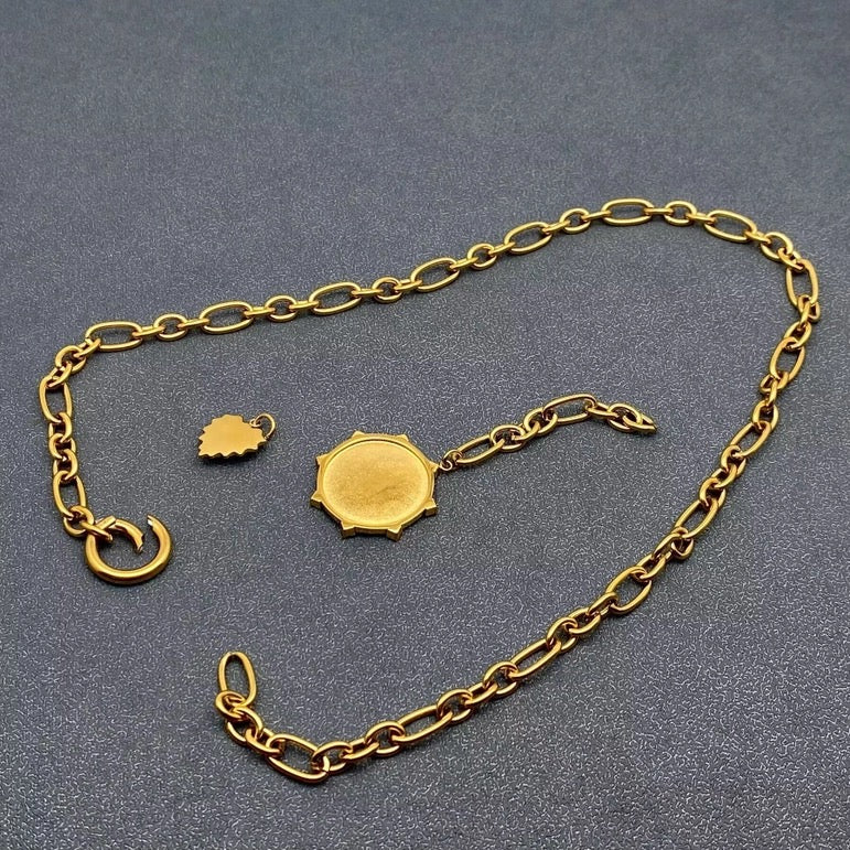 Sun&Heart 18k Plated