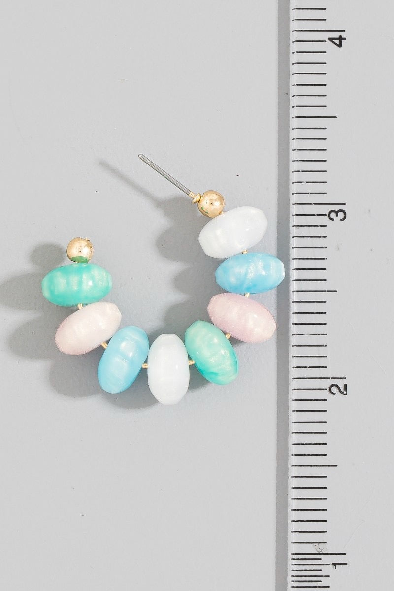 Chunky Bead Hoop