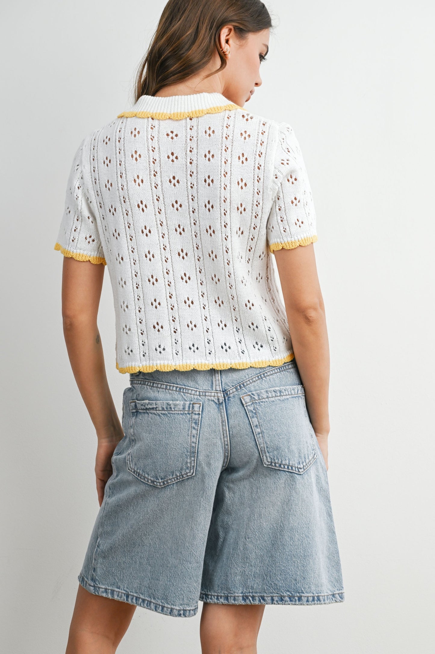 Ponder Pointelle Top