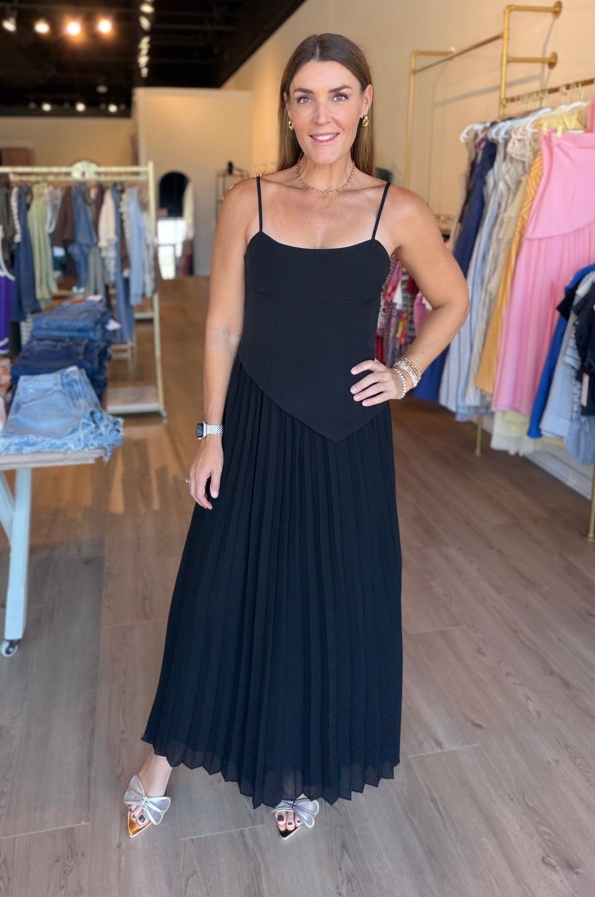 Asymmetric Waist Midi