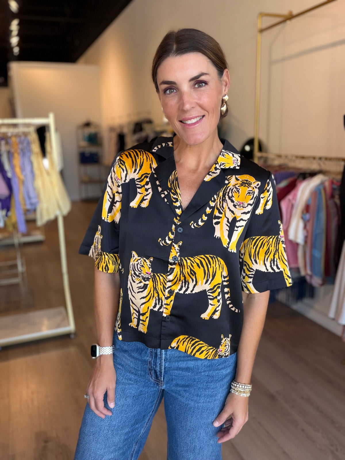 Bengal Button Top