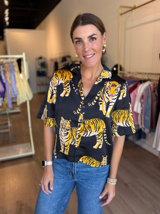 Bengal Button Top