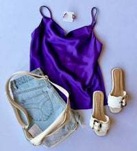 Grape Cowl Tank