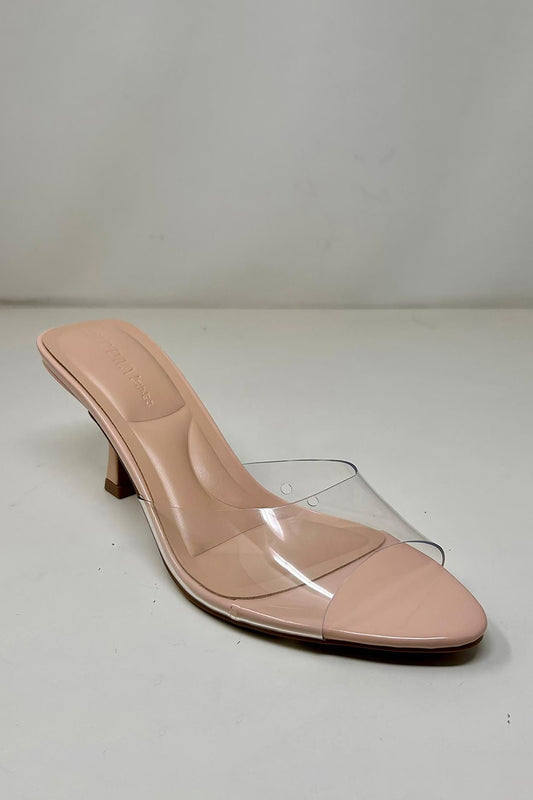 Clear Stiletto Mule