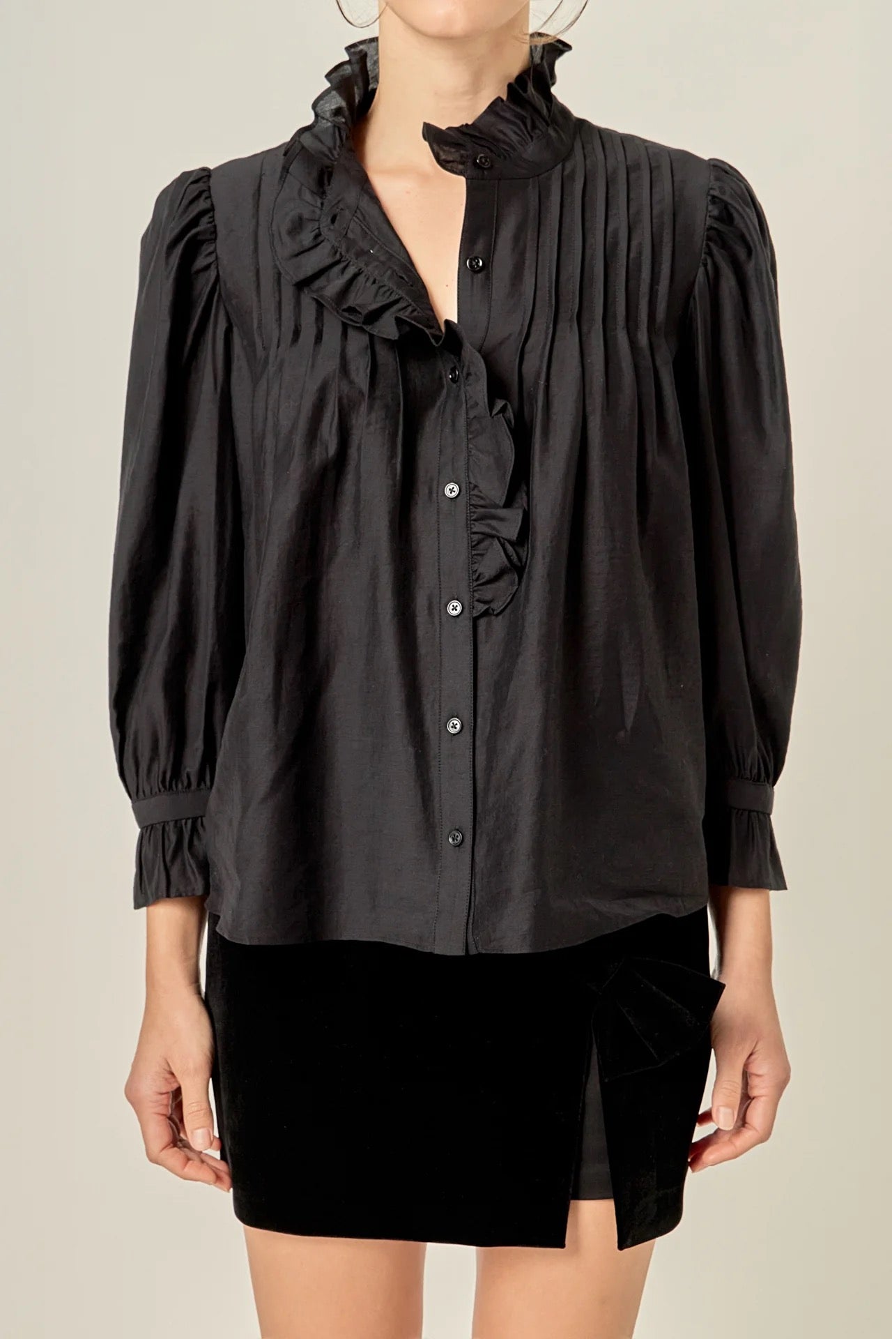 Ruffle Detail Blouse