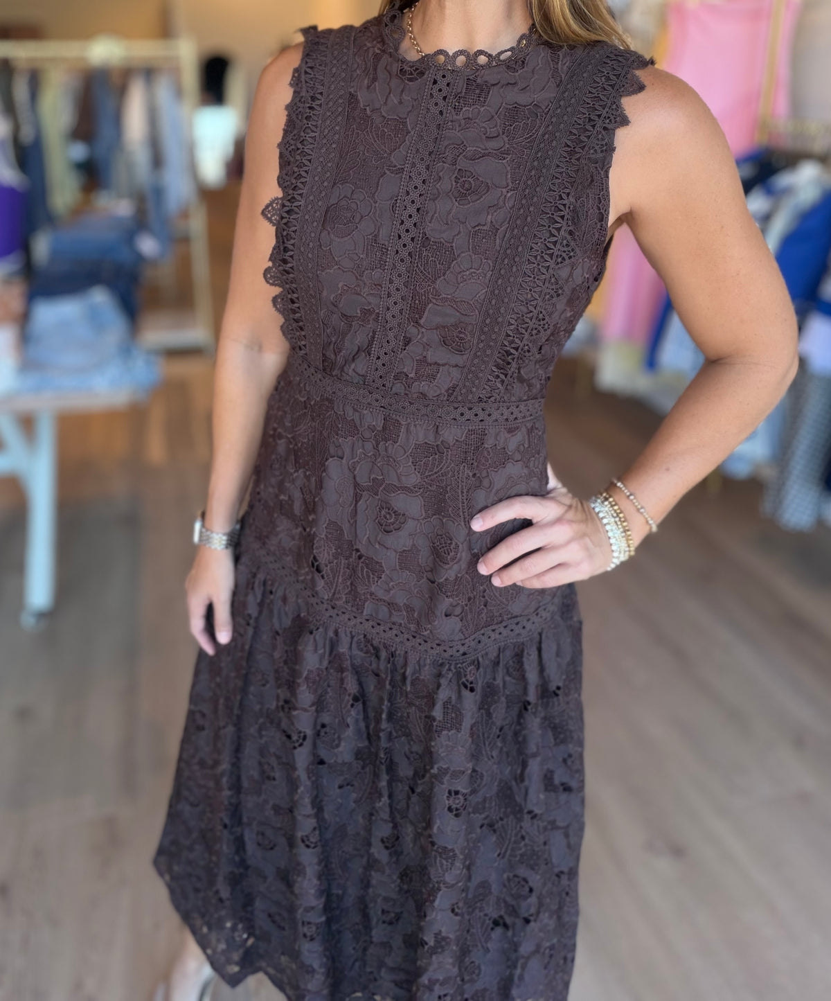 Elegant Lace Midi