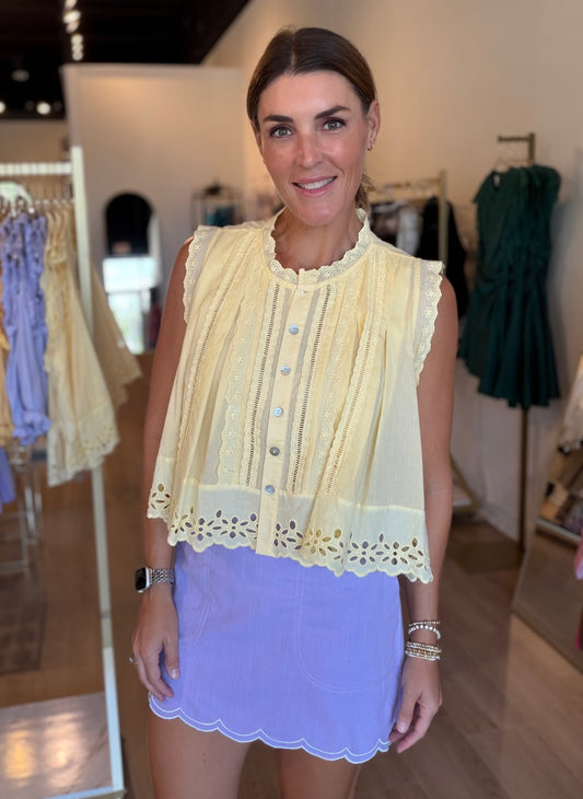 Broderie Brody Top