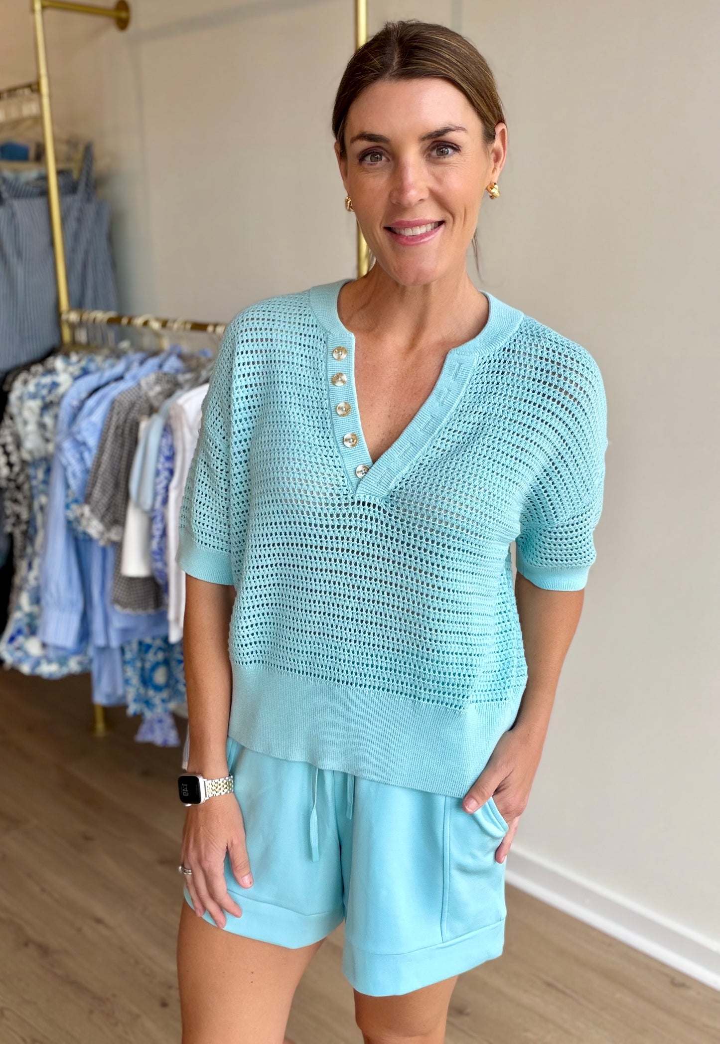 Varley Callie Knit Top