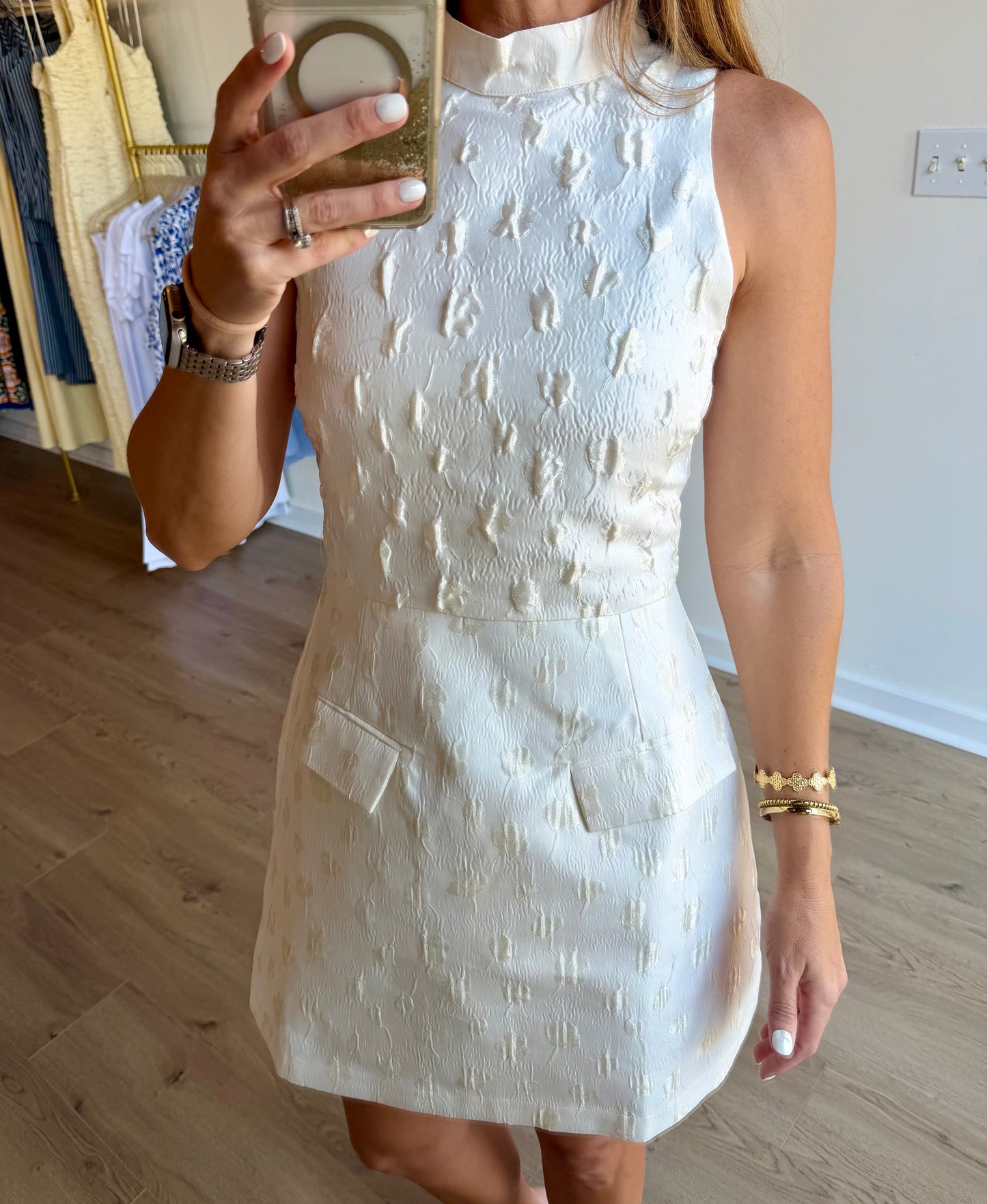 Ivory Jacquard Mini