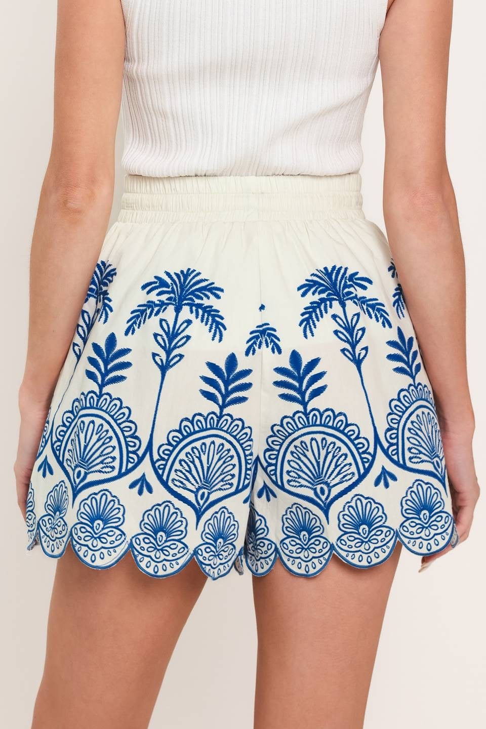 Printed Blues Short