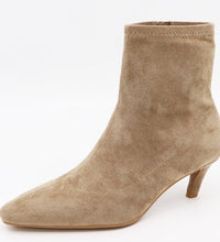 Oat Suede Kitten Booties