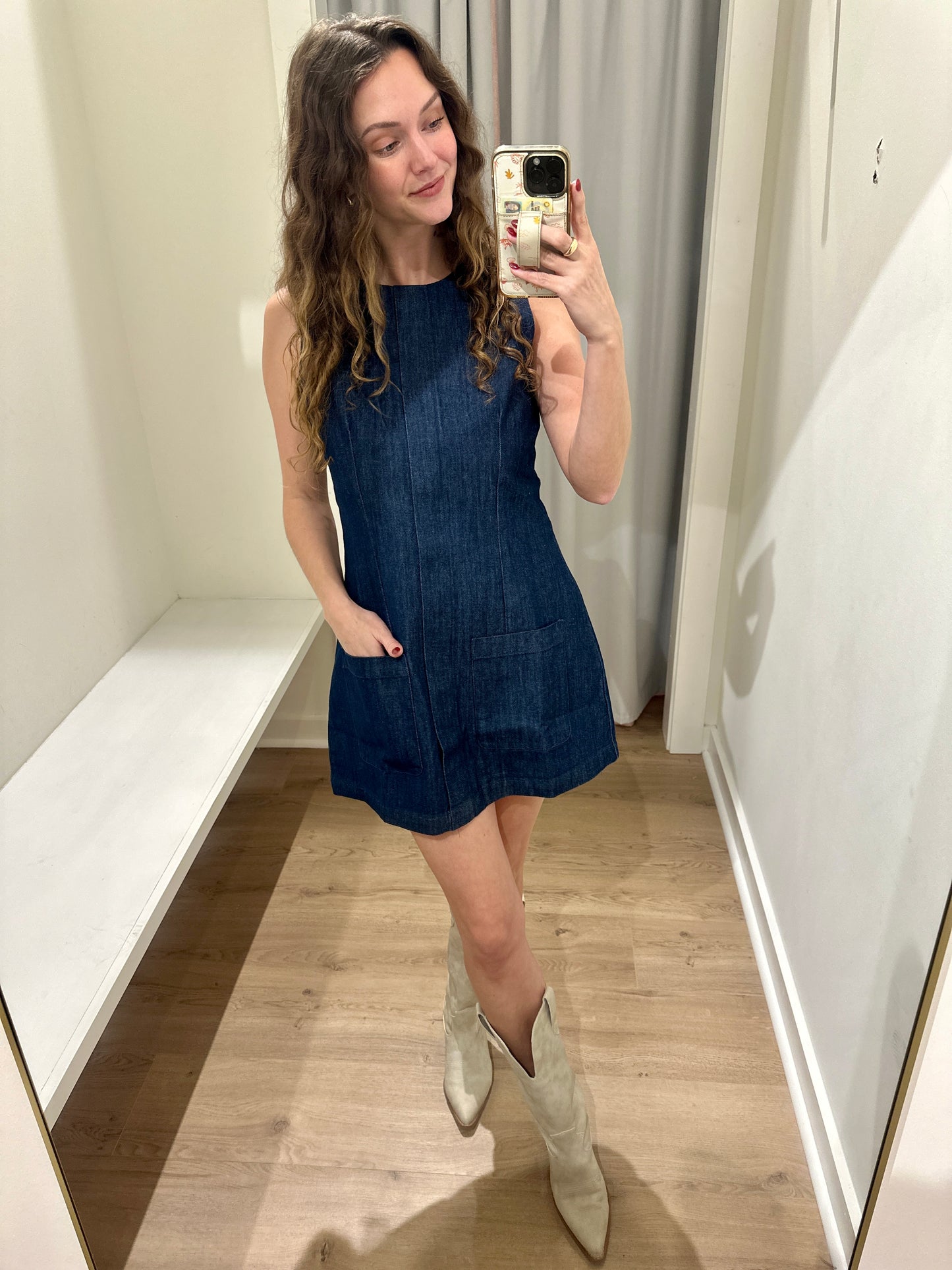 Patch Denim Mini
