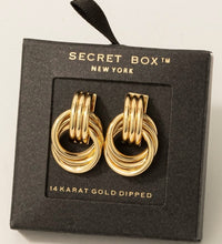 Box Gold Earring