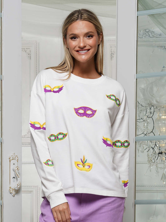 Mardi Mask Sweater