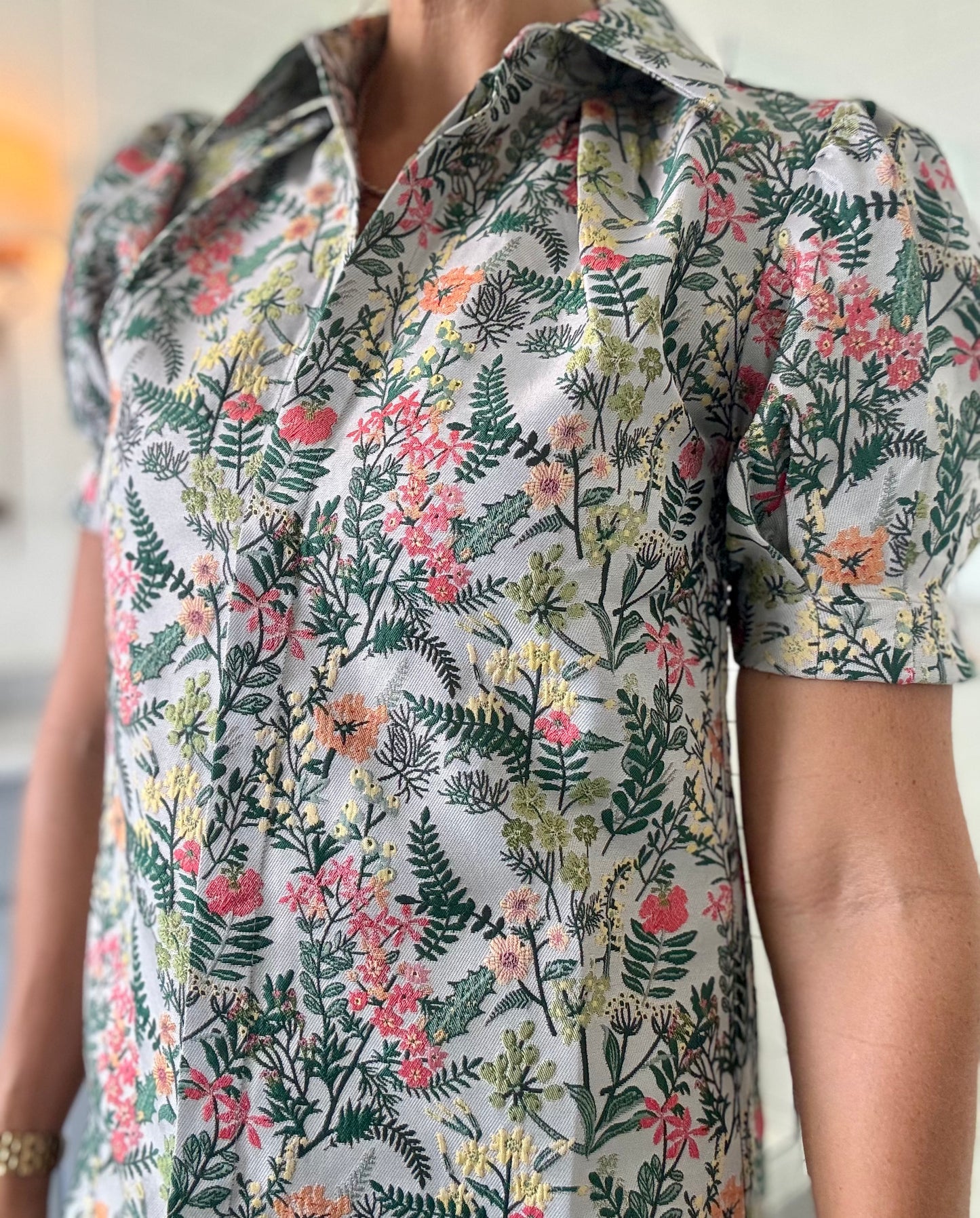 Vivienne Button Dress