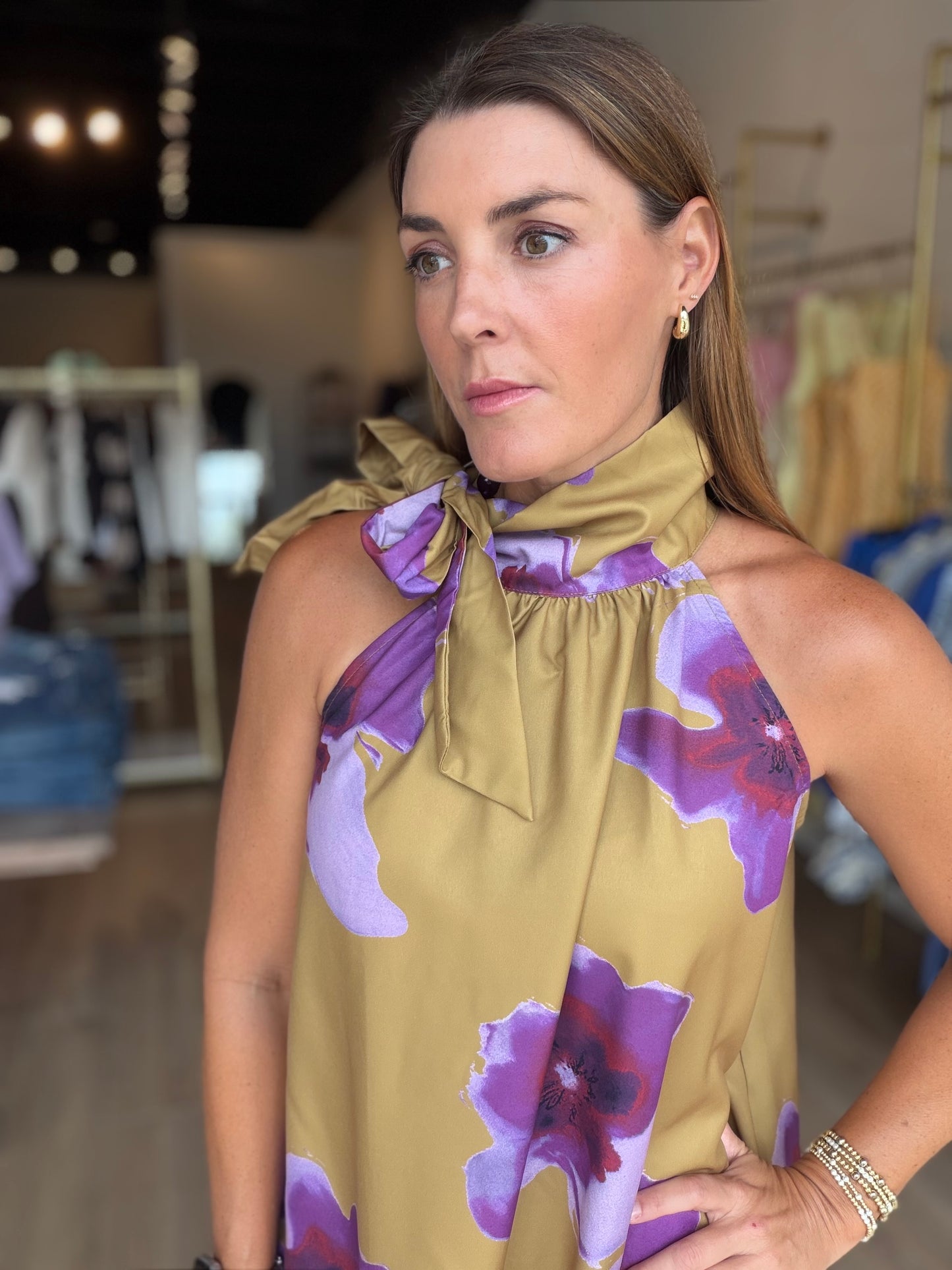 Fall Floral Halter