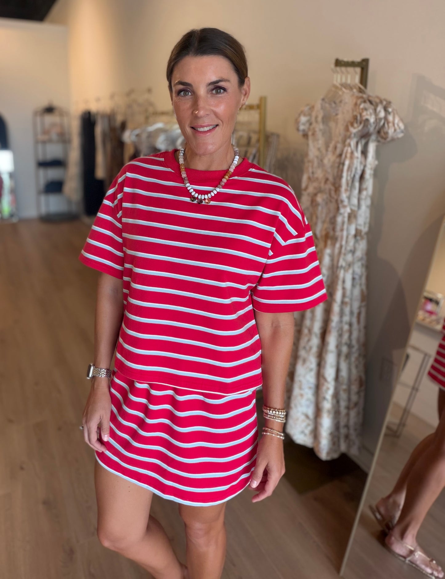 Stripe Boxy Tee