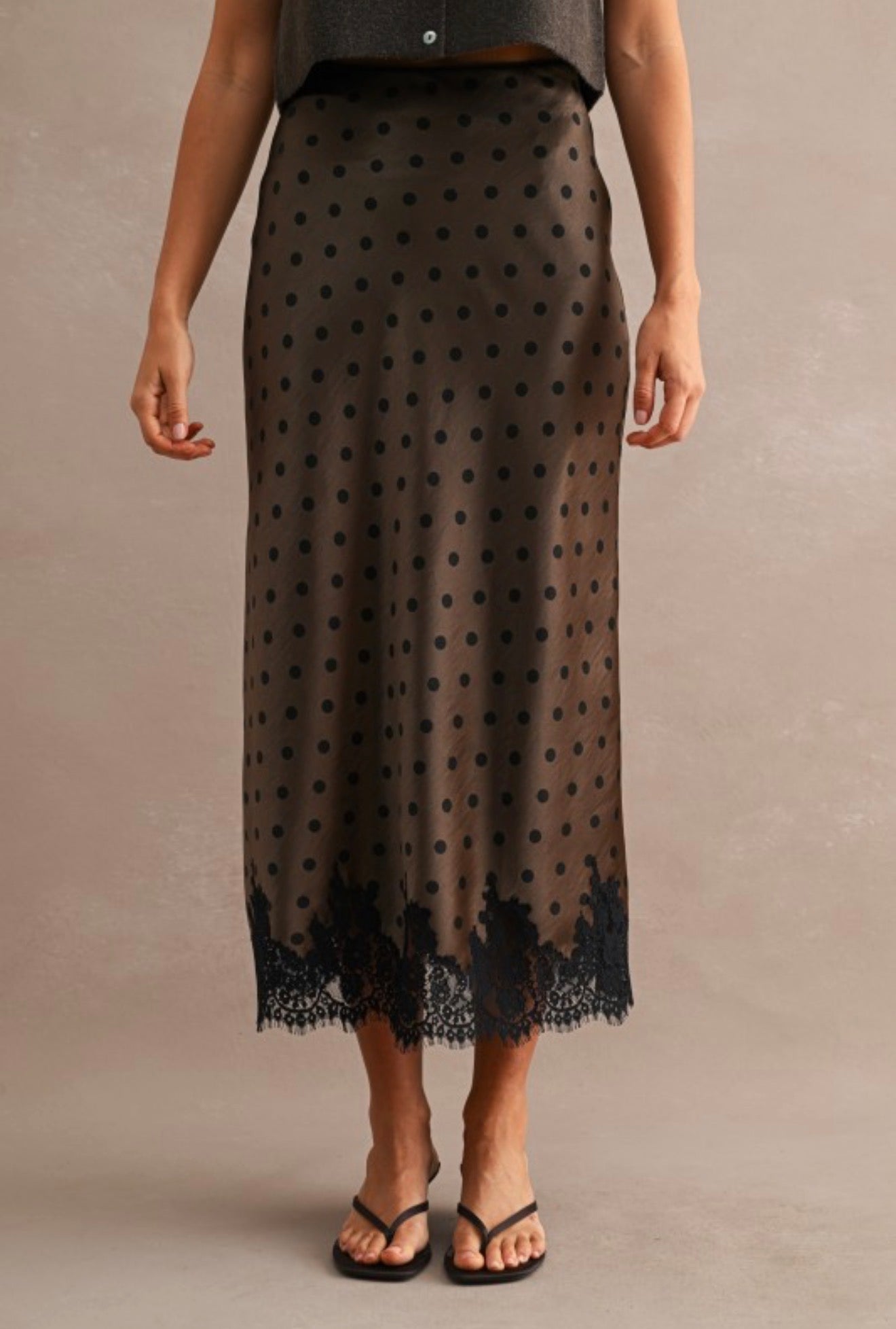 Polka & Lace Midi
