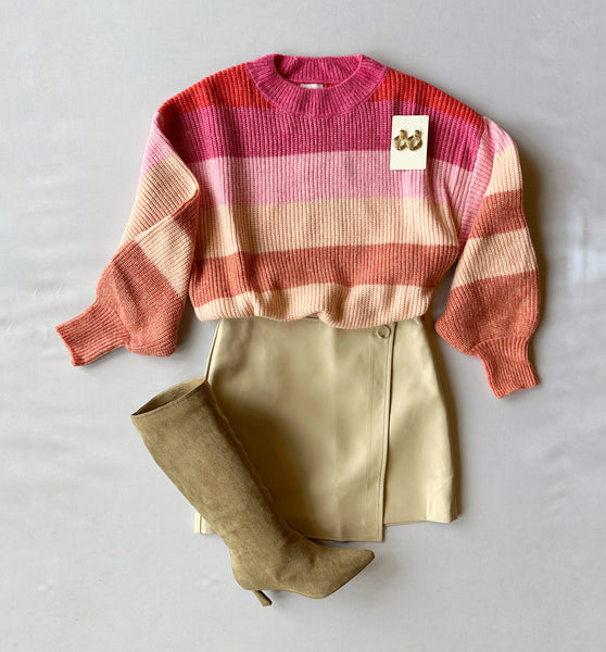 Strawberry Blues Sweater