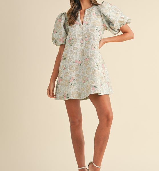 Jackie Jacquard Mini Dress