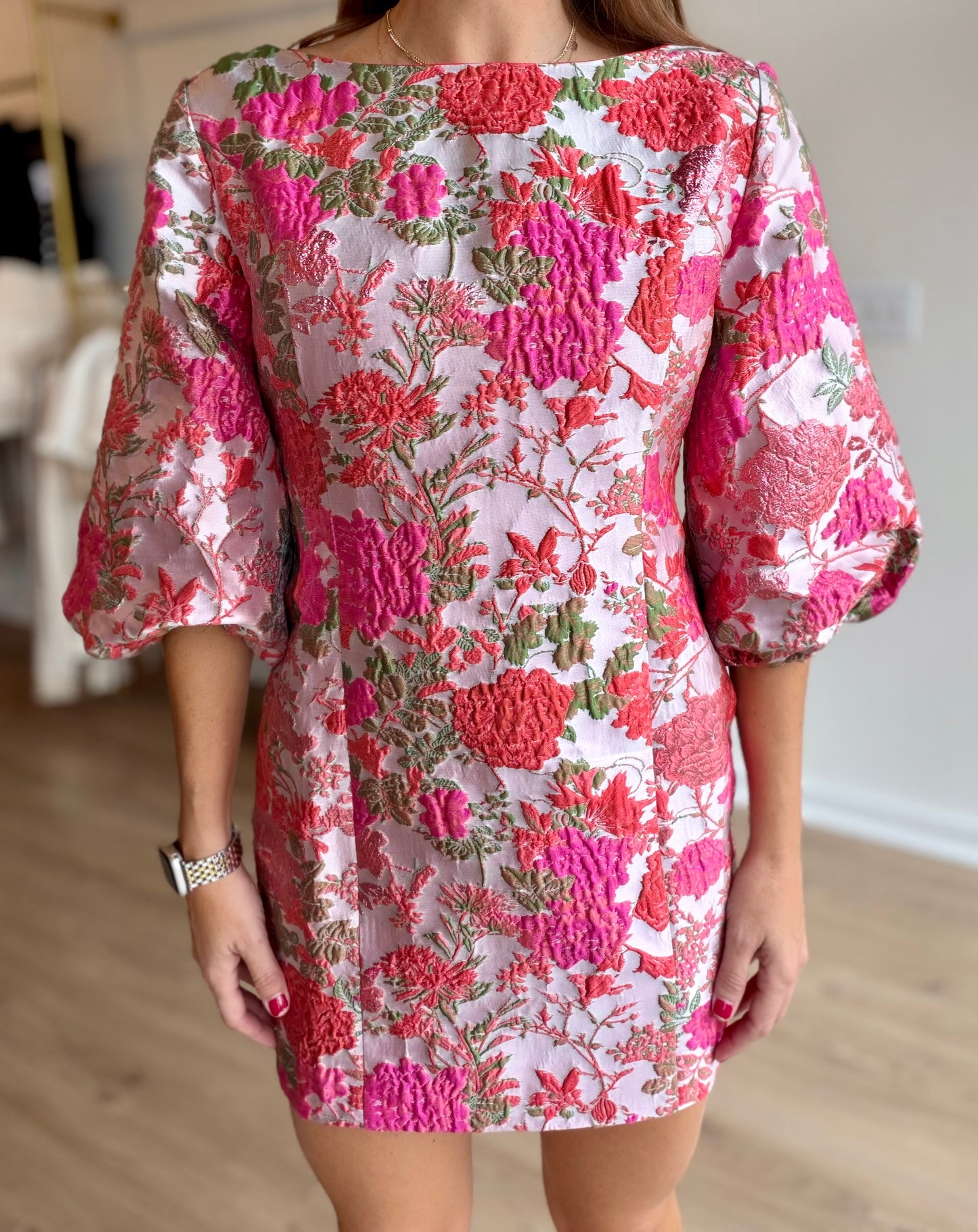 Justly Jacquard Dress