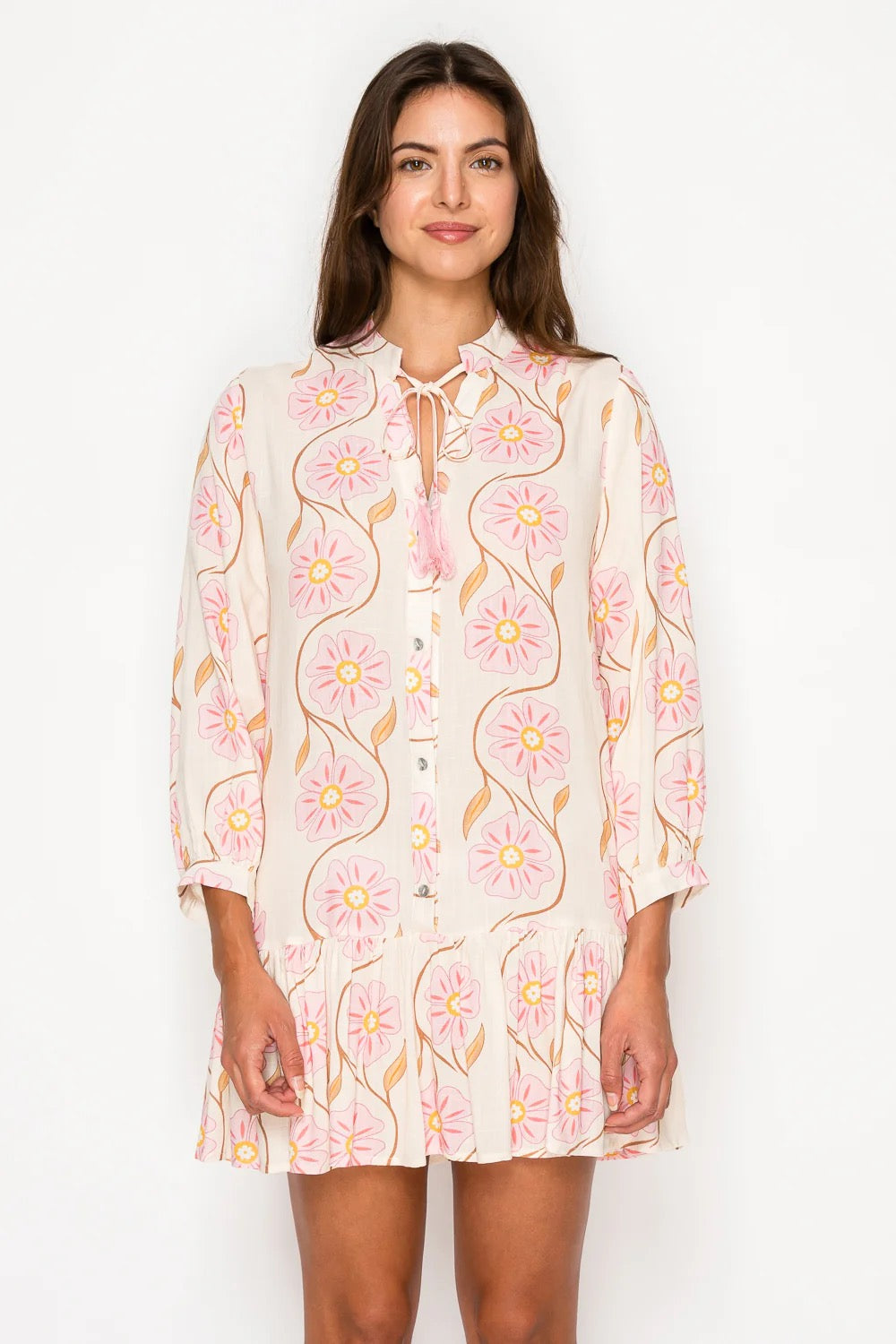 Floral Swirl Dress
