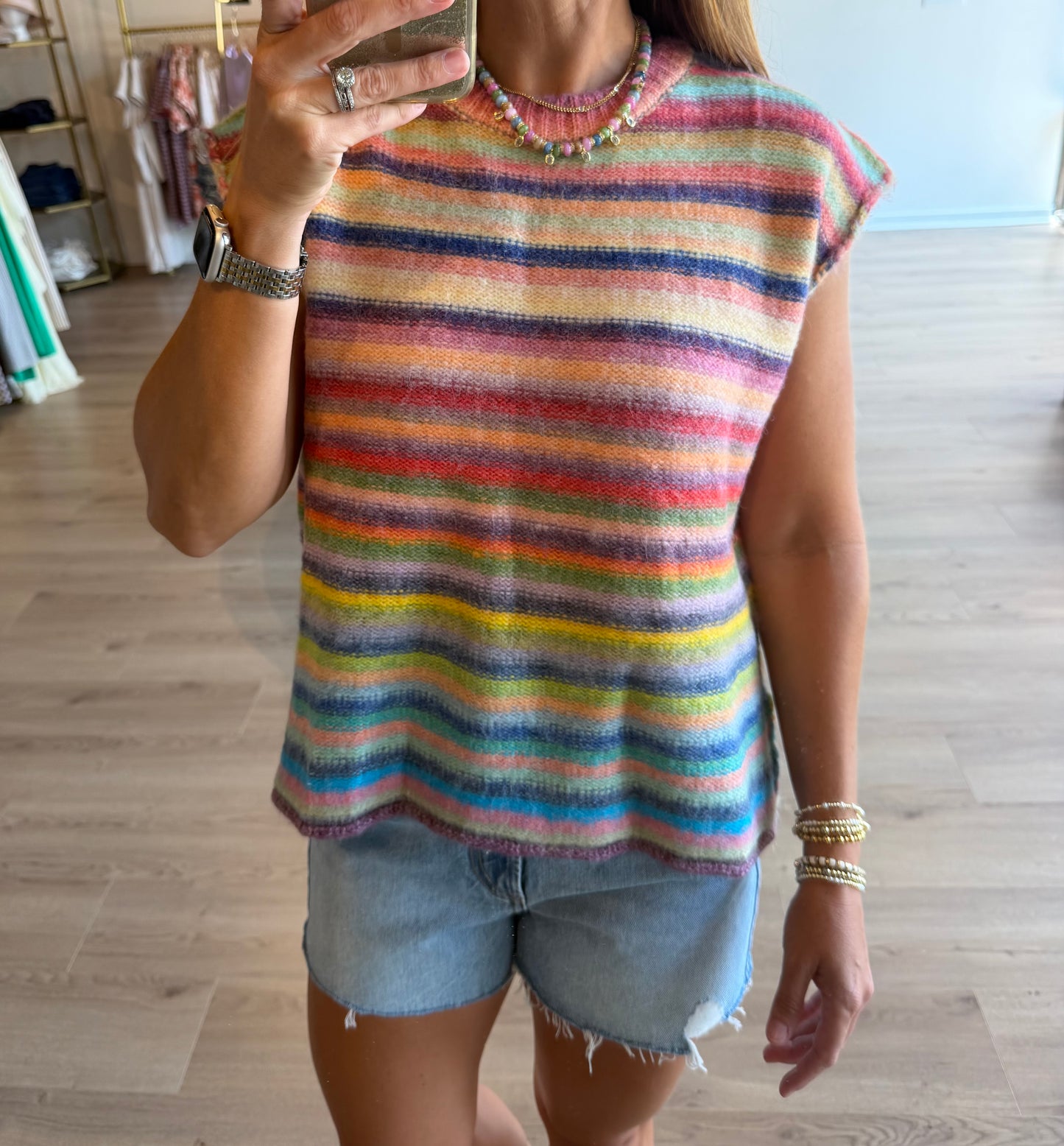 Rainbow Sweater Vest