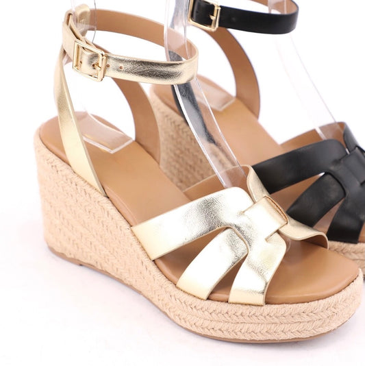 Gold Fisherman Espadrille