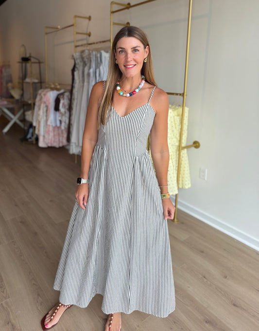 Striped Maxi Dress