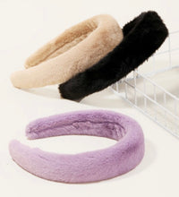 faux fur headband set