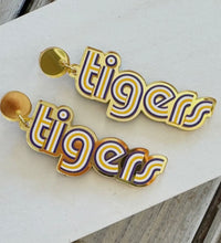 Acrylic Tigers Earring