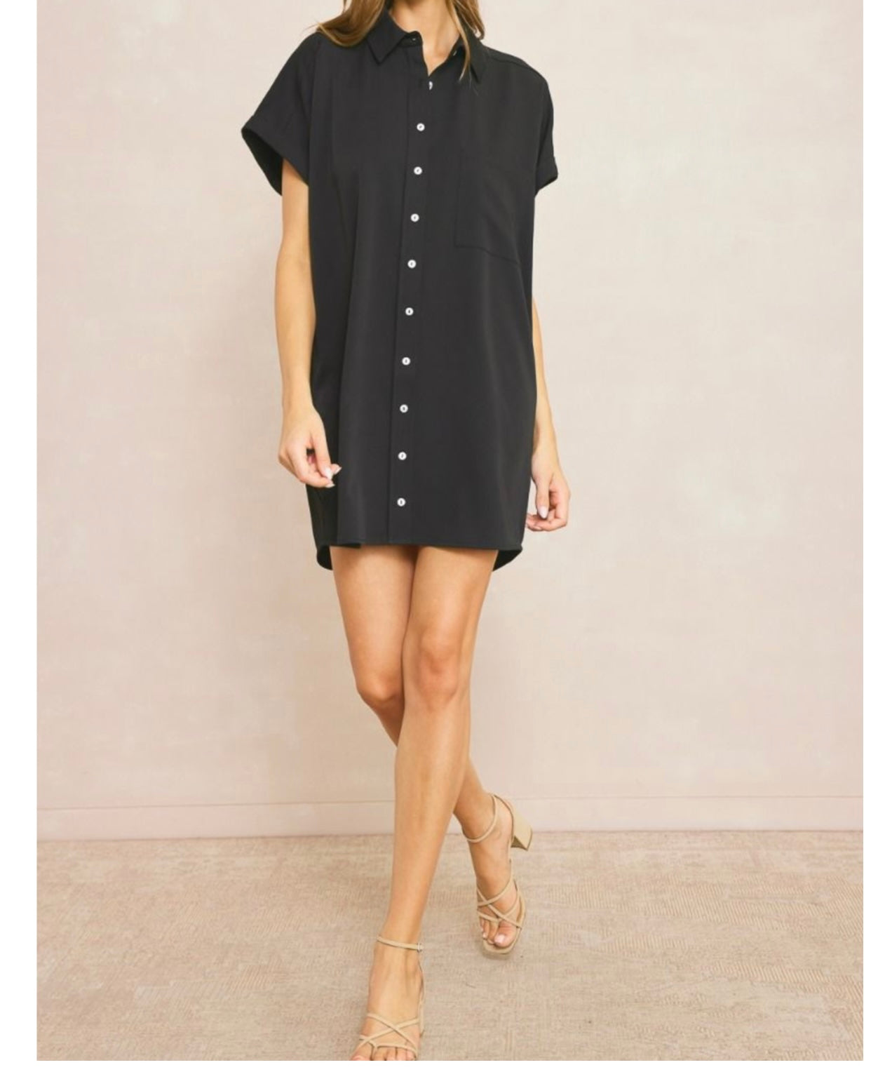 go to button up dress