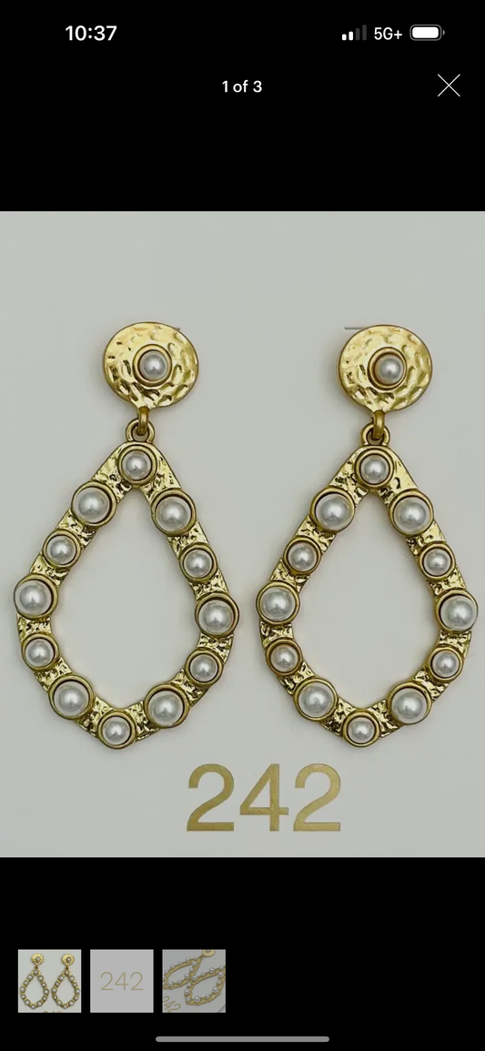 Vintage Pop Pearl Earring