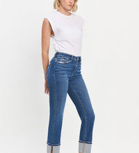 Cuffed Straight Leg Denim