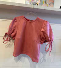 Piglet Pink Suede Top