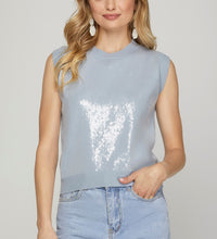 Sequin Knit Top