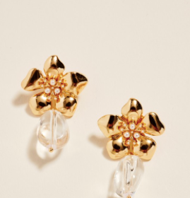 Flower Pearl Earring