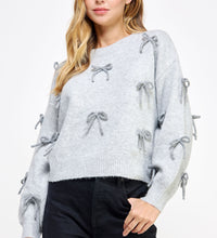 Flutter Bow Knitted Sweater