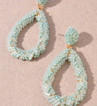 Fully Beaded Teardrop Earring