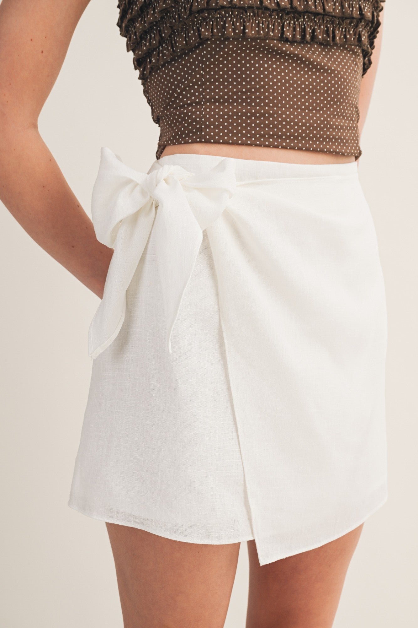 Tie Wrap Skort