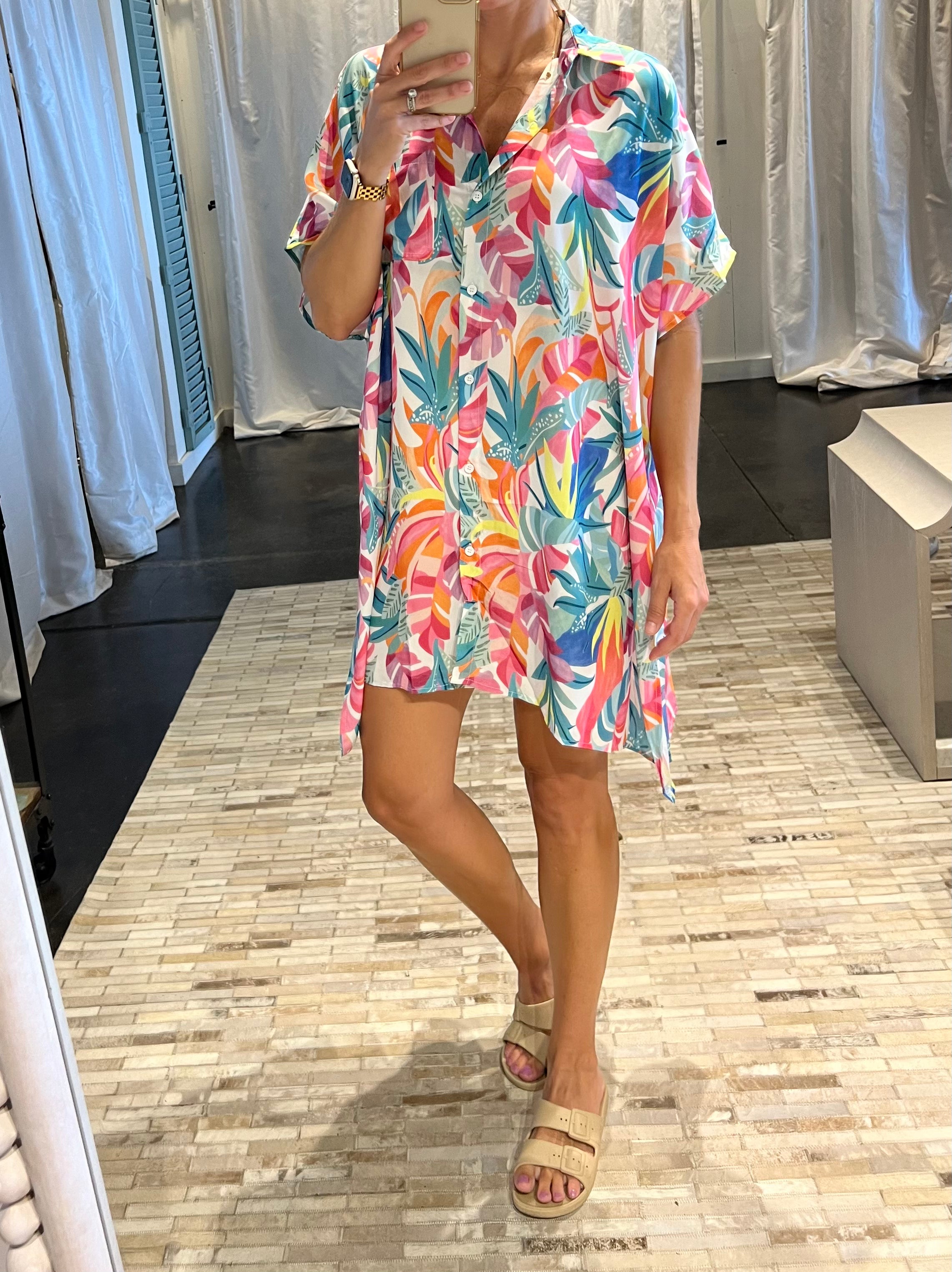 printed loose cover up