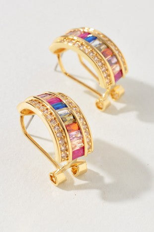 Crystal Clip Earring