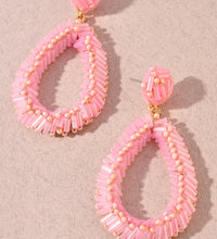 Fully Beaded Teardrop Earring