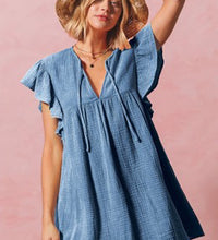 Mineral Washed Shift Dress