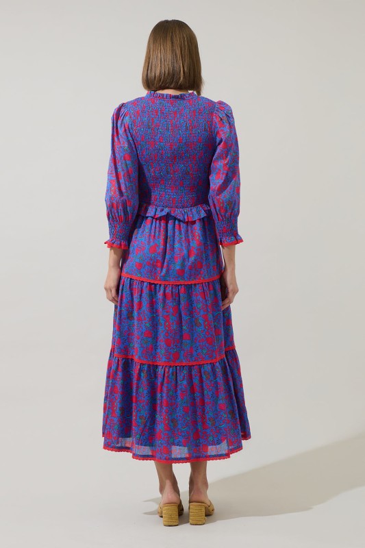 Tanya Smocked Midi