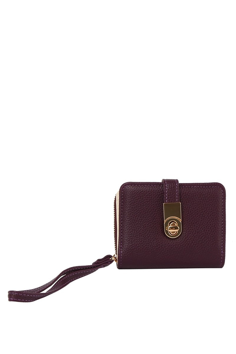 Twist Lock Wallet Wristlet