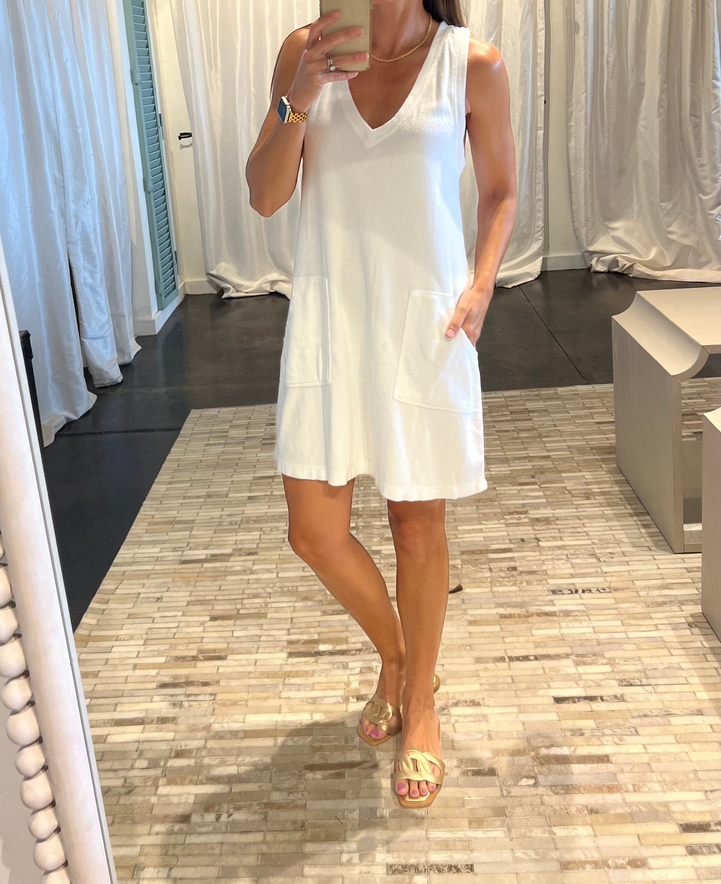 Terry cover up dress