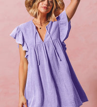 Mineral Washed Shift Dress